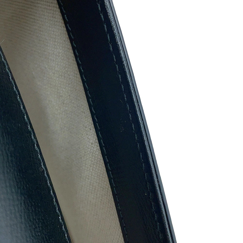 Gucci Shoulder Bag Horsebit Leather Handbag Black - Picture 10 of 12